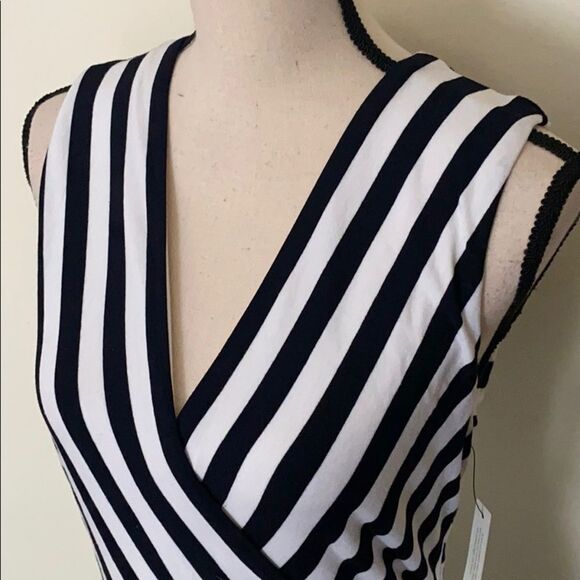 NWT Anthropologie Bailey/44 Wrap Striped Dress M - Picture 7 of 12